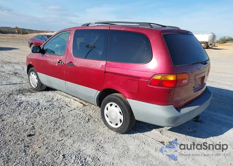 1998 Toyota Sienna Le из США, поврежденный, VIN 4T3ZF13C9WU011746